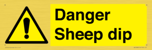 Danger Sheep dip